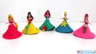 Play Doh Disney Princess Dress Up Magic Clip Doll Toy Surprise Rainbowlearning