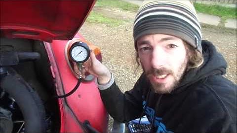 How to test engine compression on a VW Beetle