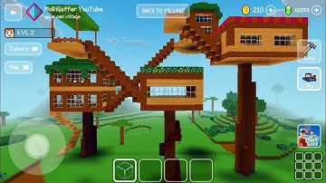 Block Craft 3D: Building Simulator Games For Free Gameplay#1464 (iOS & Android) | Tree 🌳 House 🏠