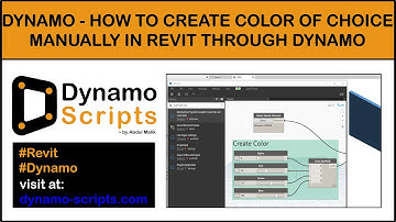 DYNAMO - How to create color of your own choice in dynamo