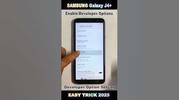 How to Activate Developer Options in Samsung Galaxy J4 Plus - Access Usb Debugging 2025 #smartphone