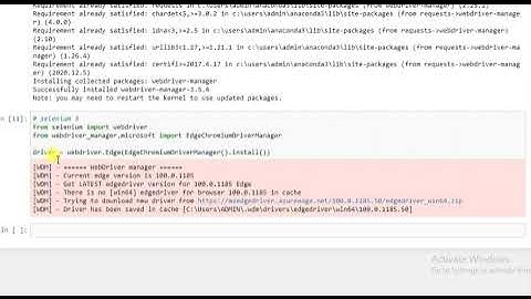 WebDriverException: Message: 