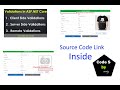 Validations in ASP .NET Core
