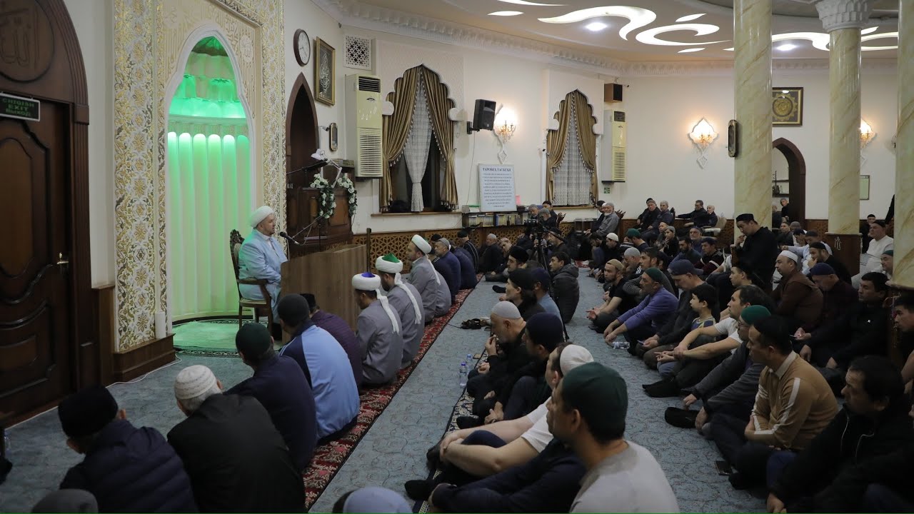 ЮНУСОБОД ТУМАНИ, “УМАР ИБН ХАТТОБ” МАСЖИДИДАГИ «СОКИН-БОСИҚ БЎЛИШ» МАВЗУСИДАГИ СУҲБАТ