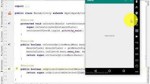 43.  Bắt sự kiện cho menu