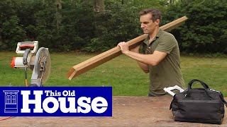 In this video, This Old House contributor Christopher Beidel shows how to build a trestle-and-slat design picnic table and benches. (