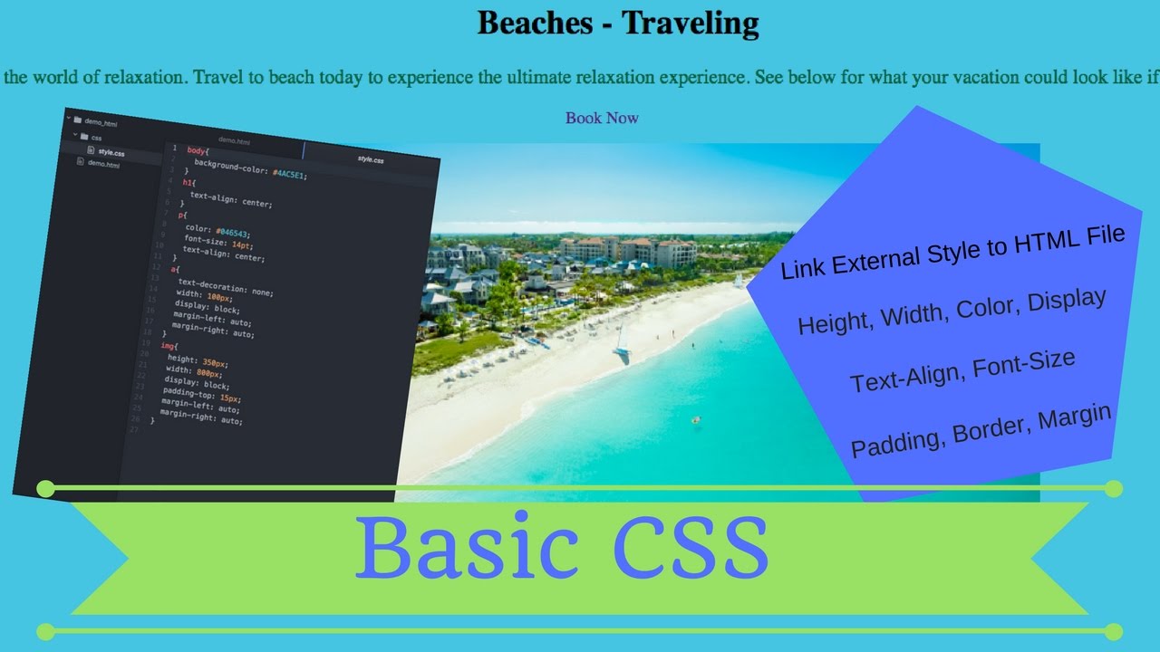 Basic CSS - Styling our HTML - YouTube