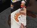 Relaxing Kawaii Croissant Coloring 🥐✨#coloringbook #coloring #relaxing #kawaii #fyp