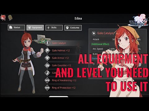 All equipment and level you need to use it | Epic Conquest 2 |