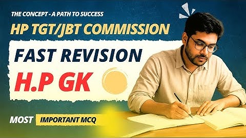 Fast Revision of HP GK MCQs : Class-1|| HP GK MCQs Based on Latest Pattern for All Commission 2025