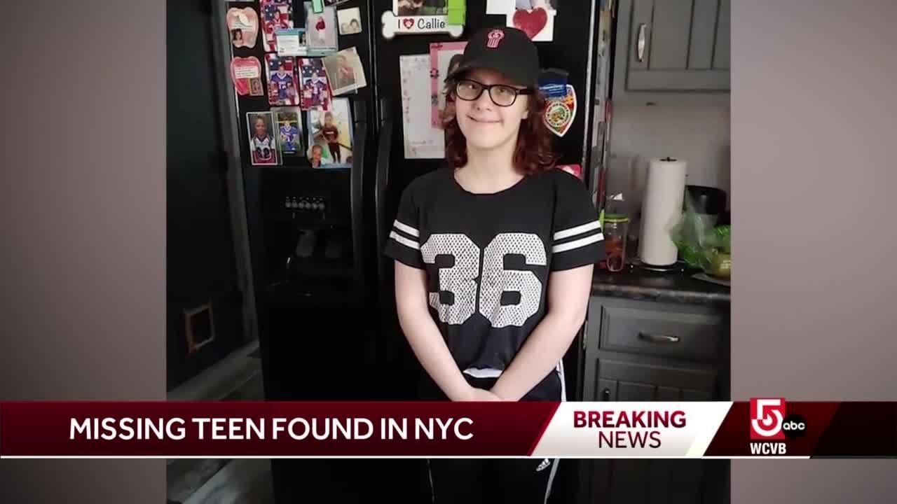 Missing teenage girl from Mass. found safe in New York City - YouTube