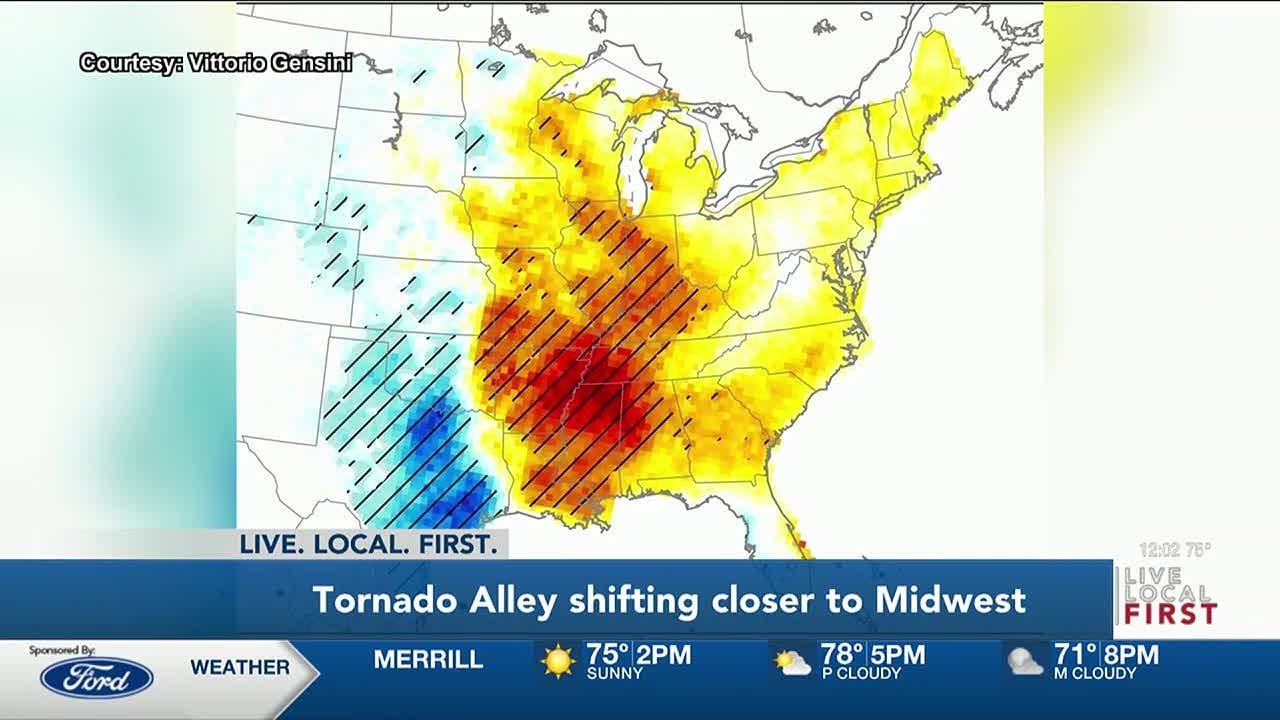 #Tornado #Alley shifting closer to the Midwest - YouTube