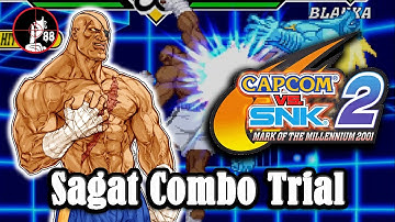 Sagat Trials for Capcom vs. SNK 2 【カプエス2】(Hints in description)