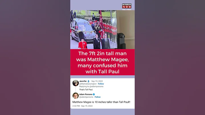 Queen Elizabeth II Funeral | 'Insanely Tall Man' S...