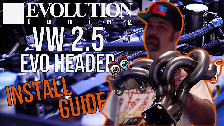 How To Install the VW 2.5 EVO Header from Evolution Tuning | Headers Install Guide | 07K 5 Cylinder