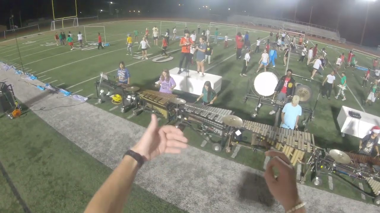 New Iberia Senior High School - Band Production 2023 - A Winter Solstice - Drum Major Headcam