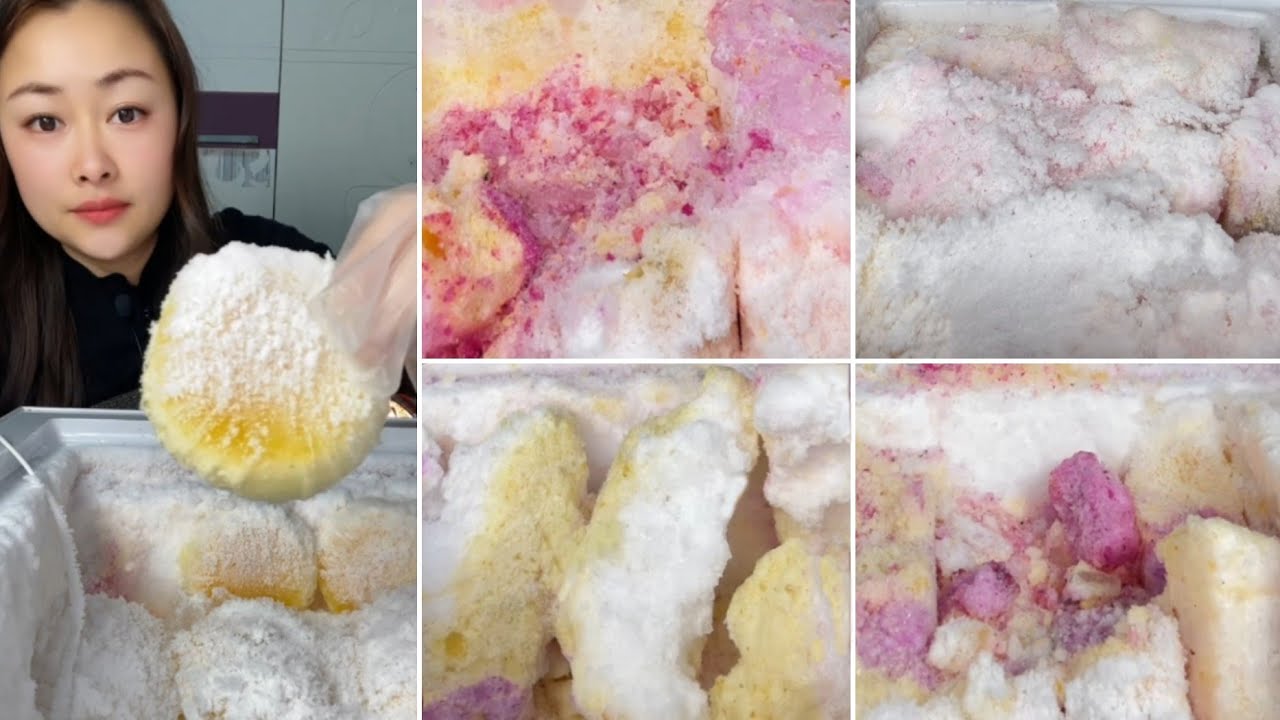 ONLY BITES / FREEZER FROST EATING / SHAVED ICE EATING / ASMR / SOLO BY RENNAYA