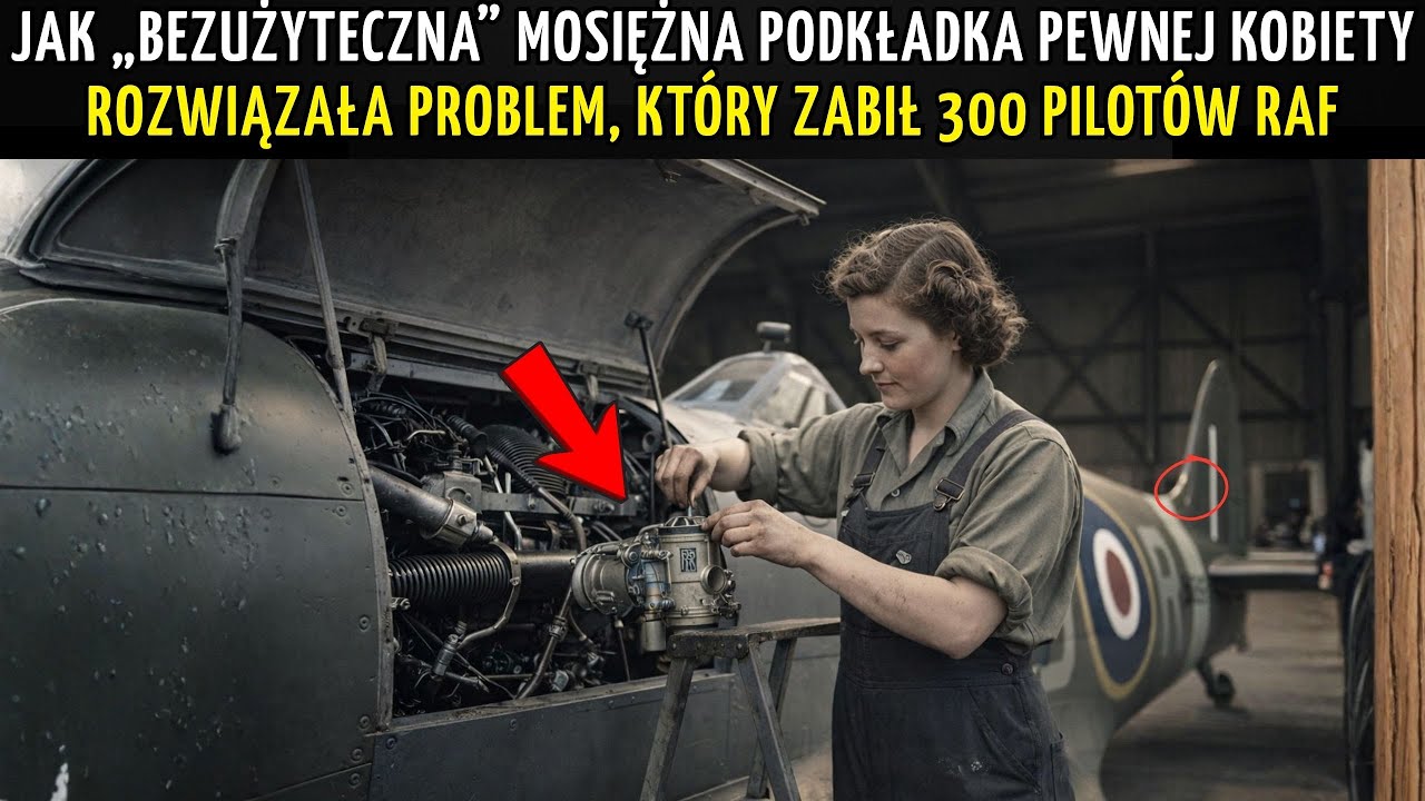 Jak „bezużyteczna” mosiężna podkładka pewnej kobiety rozwiązała problem, który zabił 300 pilotów RAF