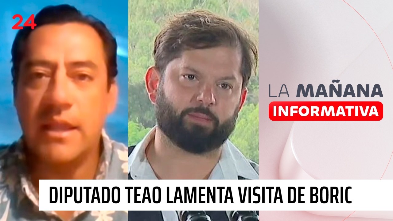 Diputado Teao lamenta visita tardía de Presidente Boric a Rapa Nui | 24 Horas TVN Chile
