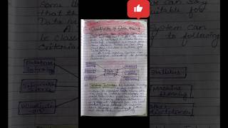 functionalityandclassification of data mining#datamining #handwrittennotes #computerscience #ytshort