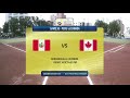 Peru v Canada - I U-17 Women’s Softball Pan American Championship - Super Round