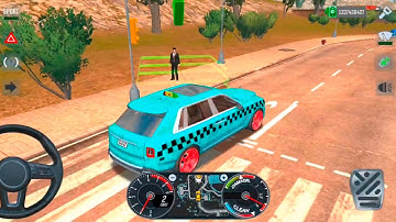 City Taxi Sim 3D - Realistic Car Driving Games Android iOS Gameplay #drivinggame 