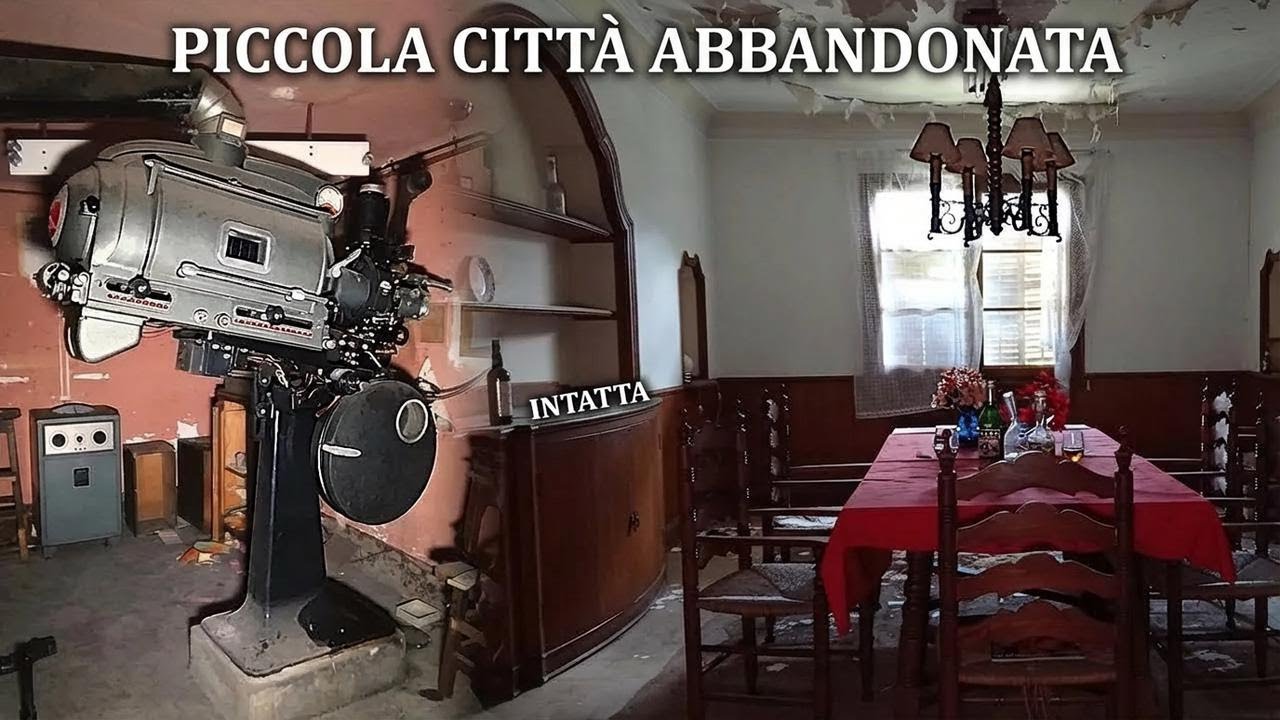 La città dei lavoratori abbandonata: tutto rimasto intatto!