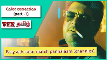 Advanced Color correction methods by channels | Tamil vfx #CGKalvi