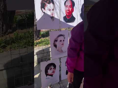 فنان صيني عجوز ي ذهل المارة يرسم ملامح الوجه بالكامل من الجانب في 10 ثواني فقط  