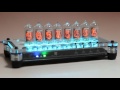 NIXIE CLOCK Z573M (LED lighting)