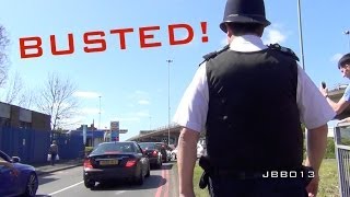 Crazy Mercedes C63 AMG does Huge Burnout in front of Police!