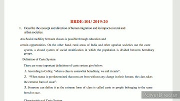 BRDE 101 Solved Assignment In English Medium | BRDE 101 Solved Assignment 2019 - 2020 | BRDE 101