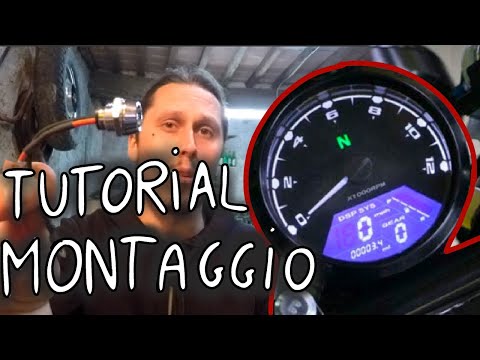 Tutorial/Guida montaggio tachimetro universale cinese ebay/Amazon