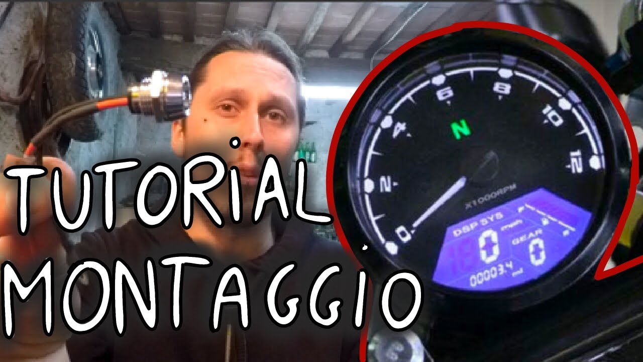 Tutorial/Guida montaggio tachimetro universale cinese ebay/Amazon
