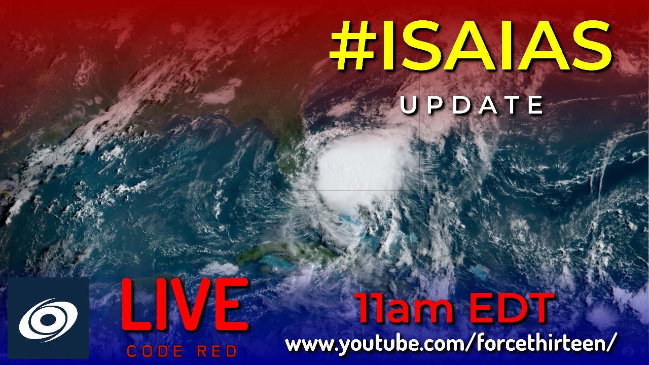 Isaias Passing Close to Florida - Hurricane Season Live Coverage - YouTube