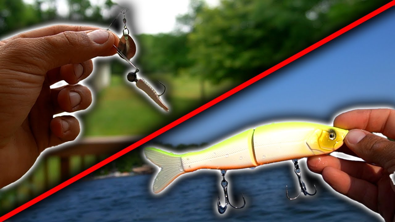 Mini VS Mega Lure CHALLENGE!!