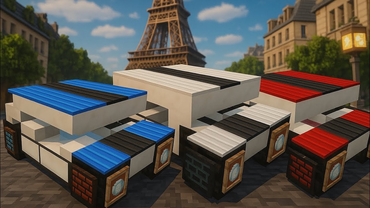 🚗 Minecraft Mini Cooper Tutorial – Kompaktes Auto ganz einfach bauen! 🔵 ...