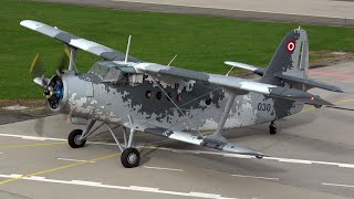 4Kᵁᴴᴰ Latvian Air Force still fly the Legendary Antonov An-2, Taxi &amp; Takeoff @ NATO Days 2022