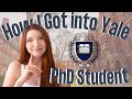 How I Got Into Yale | History PhD Student and Grad School Admissions Advice | Reading my Statement