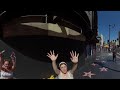 Two tourist girls from Spain in Hollywood outside Oscar's DOLBY THEATER walking tour 2021 in 8K 360°