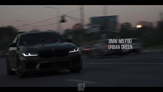 BMW M5 F90 URBAN GREEN / 4K CAR MUSIC VIDEO