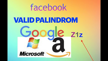FACEBOOK| AMAZON| APPLE- VALID PALINDROME (LeetCode)|JavaScript