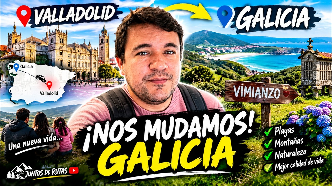 Nos mudamos a GALICIA 🇪🇸 | Dejamos Valladolid y elegimos este pueblo para vivir