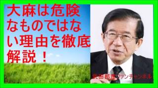 【武田邦彦 ブログ 最新】大麻は危険なものではない理由を徹底解説！【武田教授 youtube】