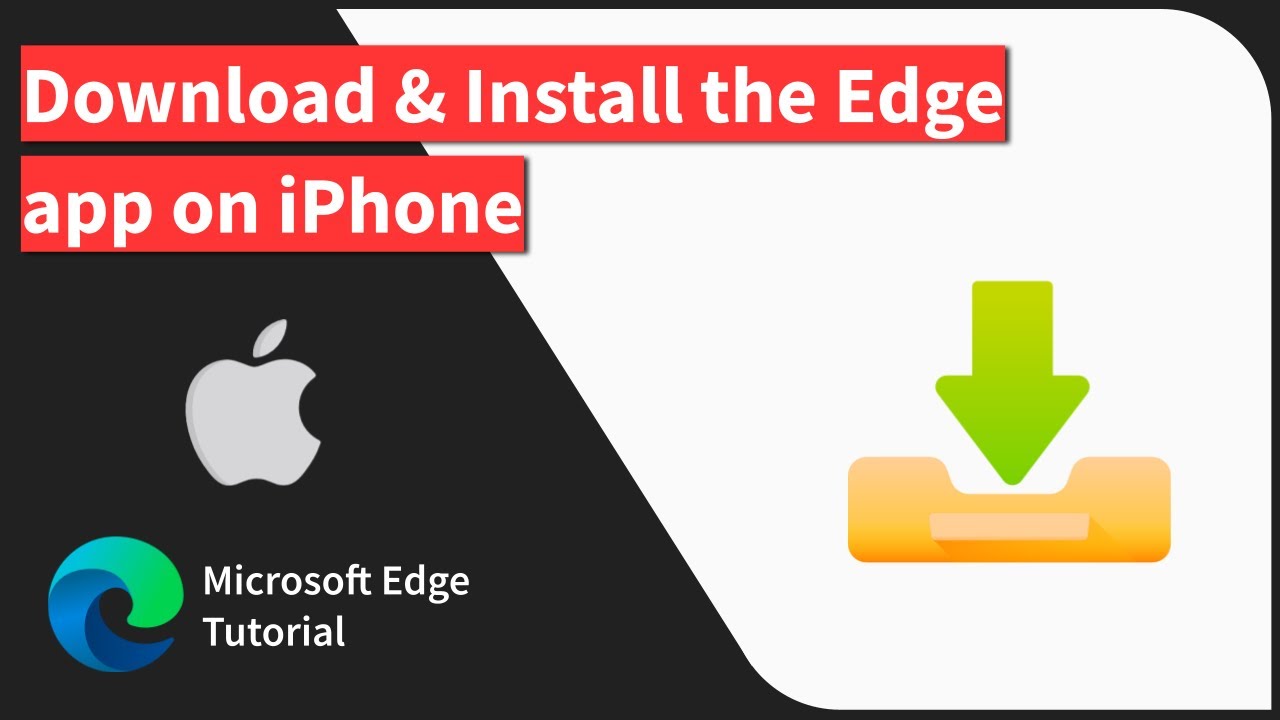 How to Download Microsoft Edge app on iPhone - YouTube