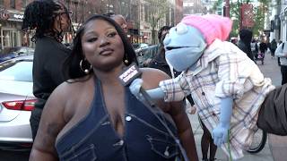 Asking Cardi B Fans Why They Look Like This