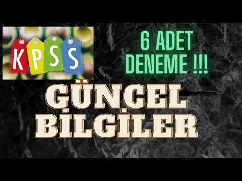 2022 Güncel Bilgiler