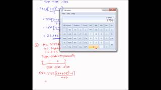 Future value of an annuity - Example 1