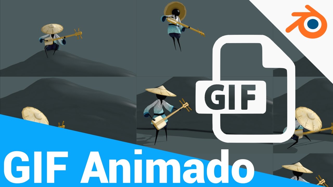 Blender como criar um gif animado