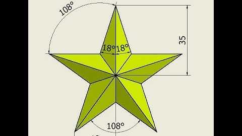 BÀI 10: Vẽ ngôi sao trong INVENTOR # DRAW STARS